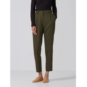Frank + Oak Moss Green Pleated Pants